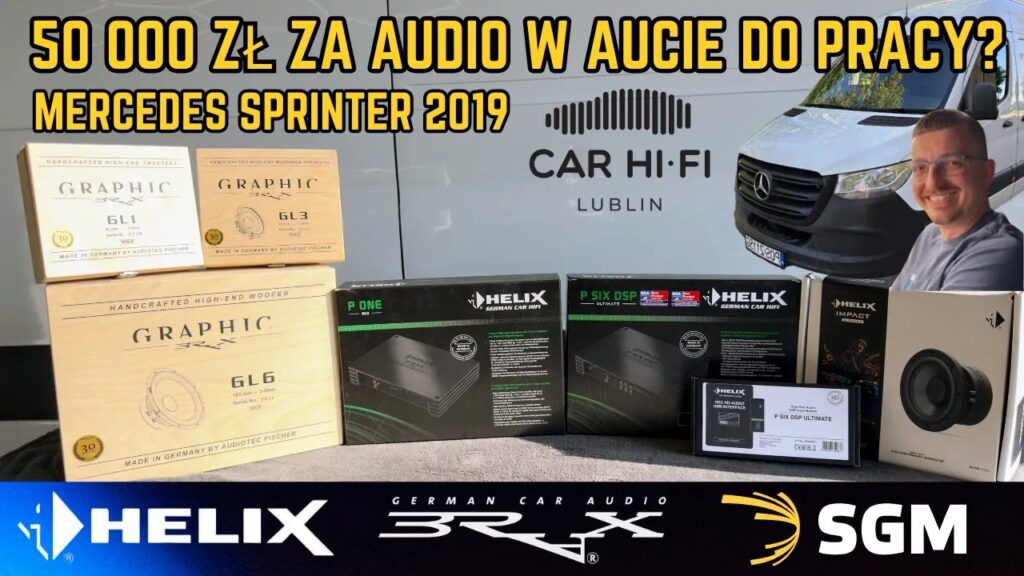 Mercedes Sprinter z Hi-End Audio Brax! System do pracy, który gra jak marzenie