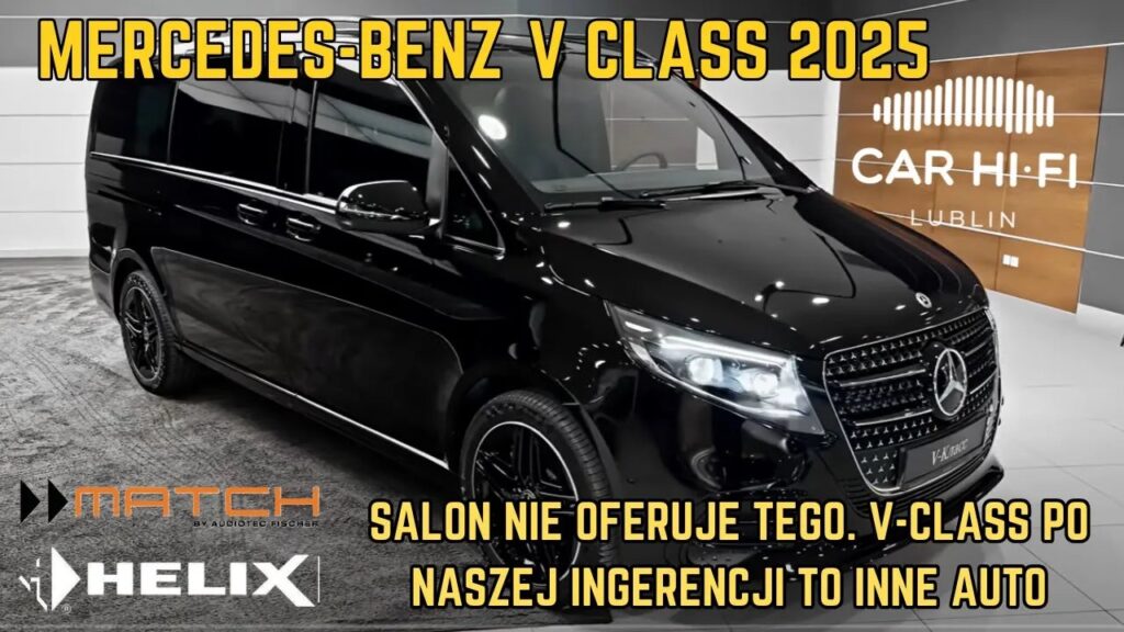 Mercedes V-Class 2025 – pełne wyciszenie i audio, czy to inny wymiar jazdy?