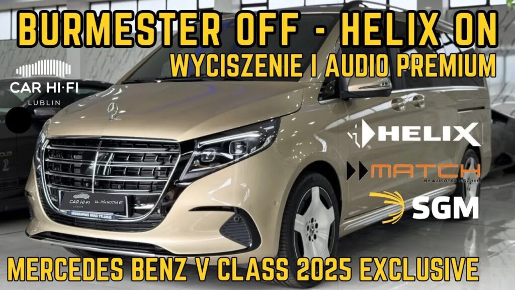 Mercedes V‑Class 2025 – Pełne Wyciszenie + Mięsisty Bass! Projekt Premium dla Pana Alberta