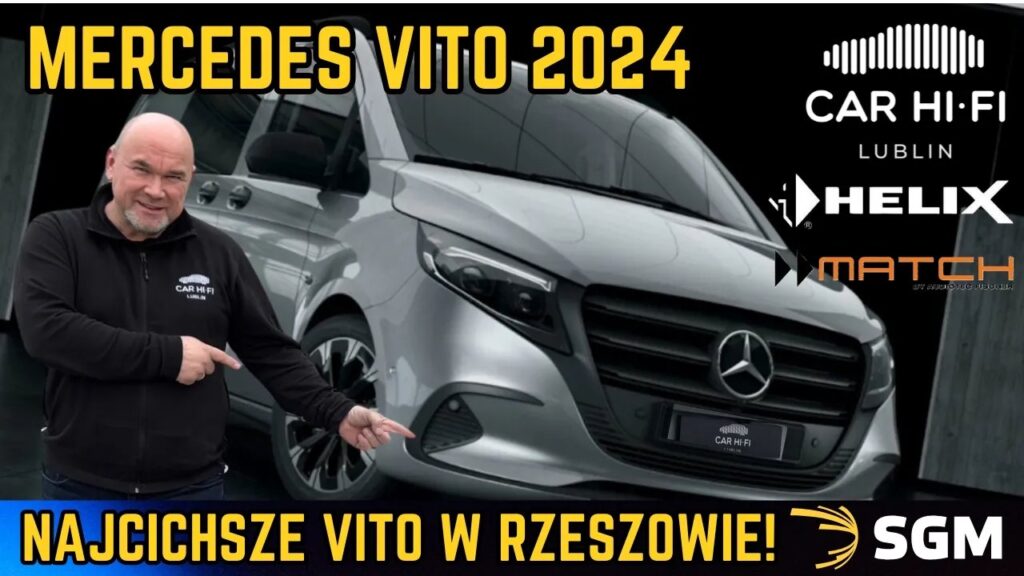 Mercedes Vito 2024 Pełne Wytłumienie i Audio Upgrade