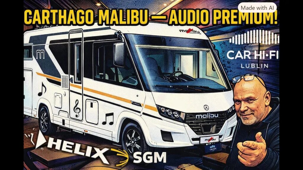 Najlepsze audio do kampera? Sprawdź, co zrobiliśmy w Carthago Malibu 470 RB‑LE! 🎶