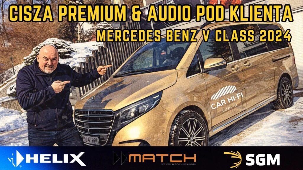 V‑Class 2024 – pełne wyciszenie SGM + audio skrojone pod klienta!