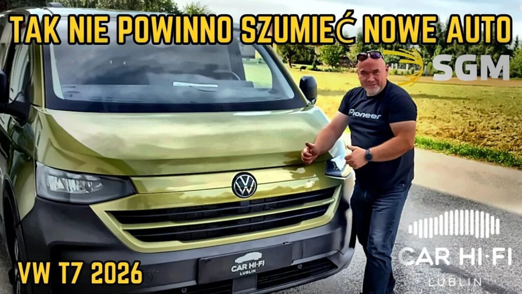 VW T7 2026 AUTO DO PRACY: SZUM OFF, KOMFORT ON