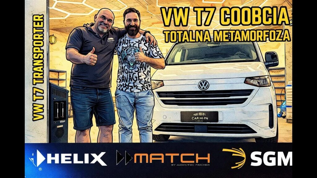 VW T7 Coobcia — wyciszenie i brzmienie premium