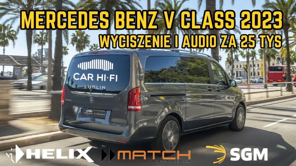 Wyciszenie i audio za 25 000 zł w Mercedes V-Class – efekt zaskoczył nawet właściciela!