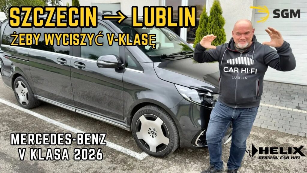 Ze Szczecina do Lublina, żeby wyciszyć V-klasę | Pełne wytłumienie z dachem + Helix Ci3
